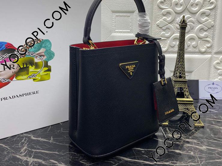 1BA217-5-S】 PRADA プラダ バッグ コピー S級品 Saffiano パニエ