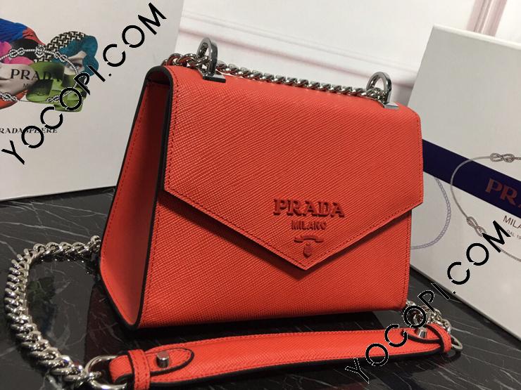 1BD127-6-S】 PRADA プラダ モノクローム バッグ スーパーコピー S級品 