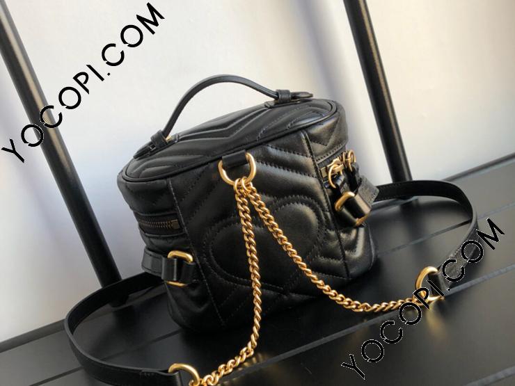 598594 DTDCT 1000】 GUCCI グッチ バッグ スーパーコピー 〔GGマーモント〕ミニ レディース バックパック 3色可選択 ブラック _グッチ バックパック_グッチ バッグ_グッチコピー_ブランドコピー優良店