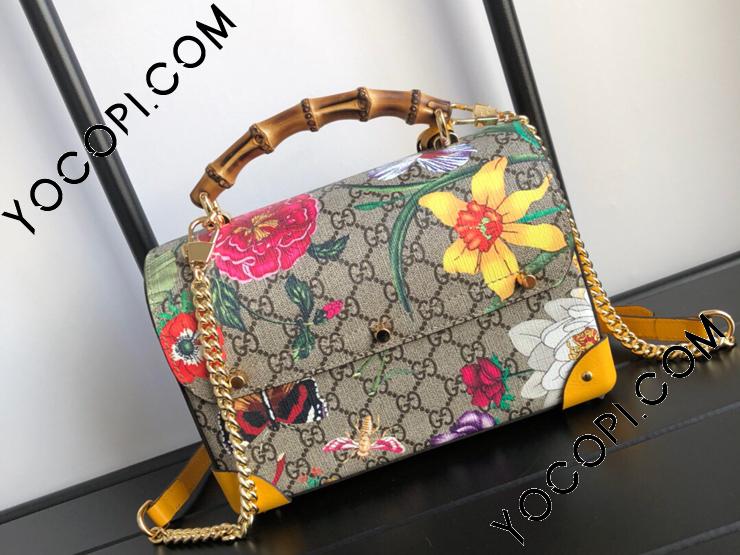 603221 HV8GC 9782】 GUCCI グッチ バッグ コピー 〔パドロック〕GG スモール バンブー レディース ショルダーバッグ_グッチ  ショルダーバッグ_グッチ バッグ_グッチコピー_ブランドコピー優良店