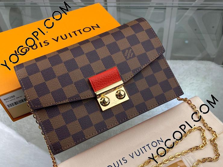 N60288】 LOUIS VUITTON ルイヴィトン ダミエ・エベヌ 財布 スーパー