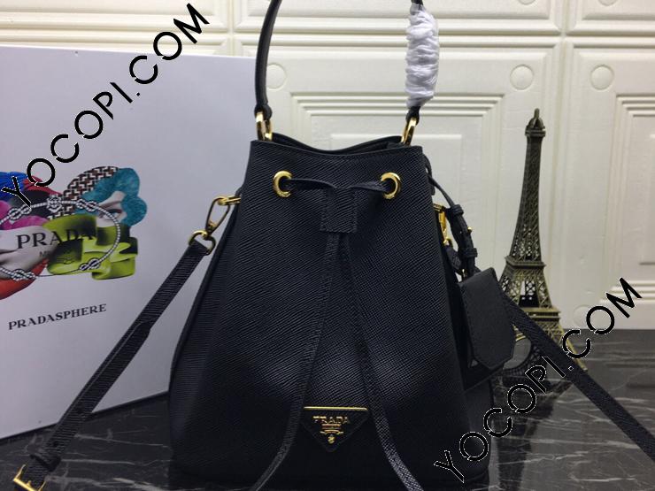 1BE032-7-S】 PRADA プラダ サフィアーノ バッグ スーパーコピー S級品 Saffiano サフィアーノレザー バケットバッグ  レディース ショルダーバッグ 7色選択可_プラダ ショルダーバッグ_プラダ バッグ_プラダコピー_ブランドコピー優良店