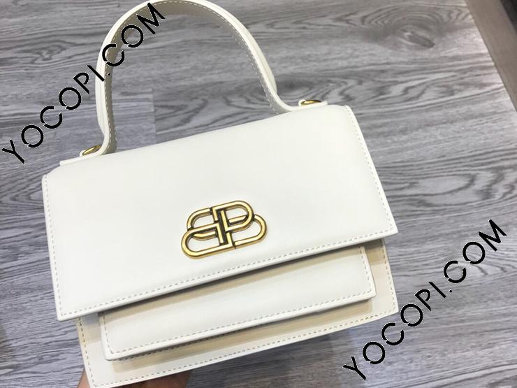 店内全品ﾎﾟｲﾝﾄ2倍!! BALENCIAGA シャープ XS サッチェルバッグ 580640