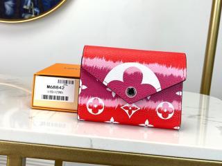 M68842】 LOUIS VUITTON ルイヴィトン モノグラム 財布 コピー LV ESCALE VICTORINE LVエスカル  ポルトフォイユ・ヴィクトリーヌ レディース 三つ折り財布 3色可選択 ルージュ_ルイヴィトン 三つ折り財布_ルイヴィトン 財布_ルイヴィトン コピー_ブランドコピー優良店