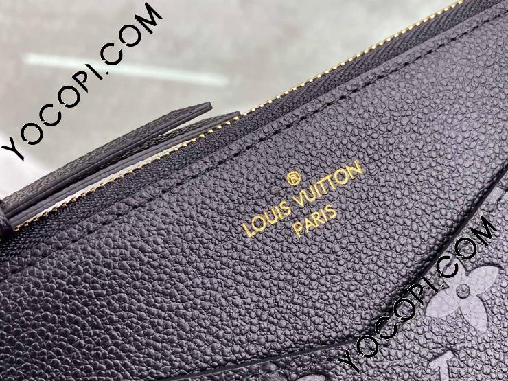 M68712】 LOUIS VUITTON ルイヴィトン モノグラム・アンプラント 長財布 コピー ポシェット・メラニー BB レディース  ラウンドファスナー財布 3色可選択 ノワール_ヴィトン ラウンドファスナー財布_ルイヴィトン 財布_ルイヴィトンコピー_ブランドコピー優良店