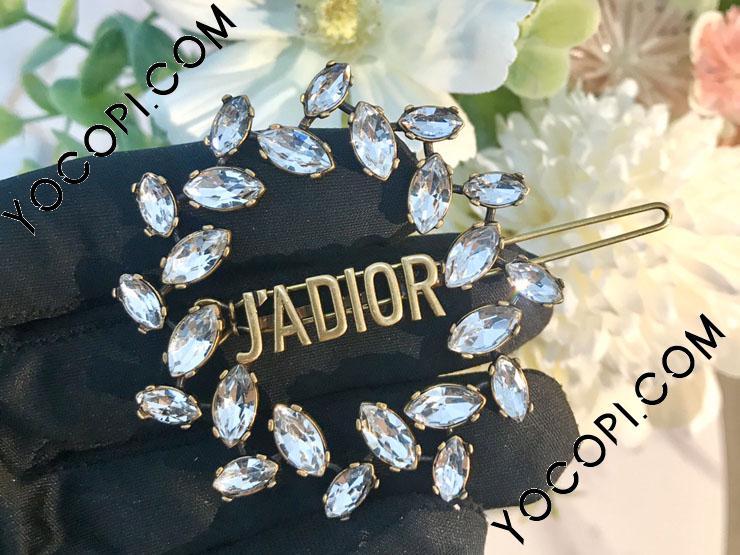 Dior ディオール JADIOR ヘアクリップ 新品 ヘアアクセサリー-