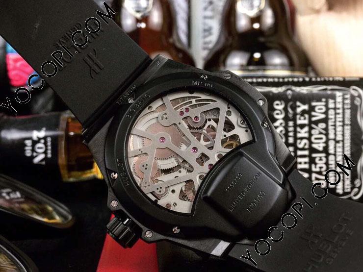 HUBLOT ウブロ時計 アナログ自動巻 幅45mm 魔獣MP-09シリーズ 909.NX.1.1120.RX.1.1704 [文字盤]黒色  [ケース]黒色_時計_ブランドコピー優良店