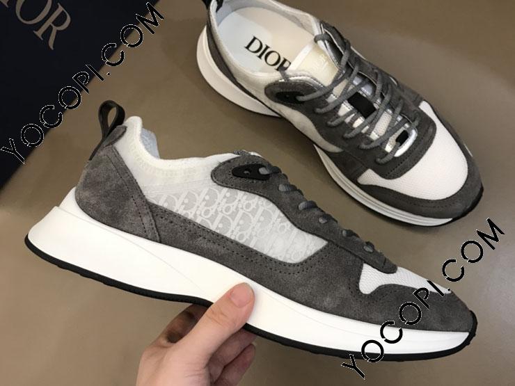 ディオール DIOR スニーカー メンズ用 38-44選択可 グレー_ディオール