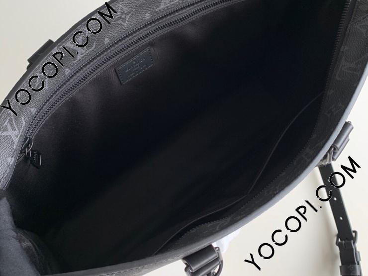 Louis Vuitton M45265 Sac Plat Horizontal Zippé 公事包手提包黑花尺寸： 39x30x7cm -  LuxuryGZ