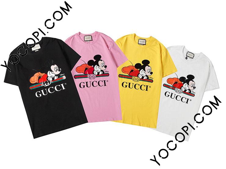 限定コラボ GUCCI×Disney☆2020SS☆ミッキーマウスTシャツ☆4色 グッチ Tシャツ 2020年新作【レディース・メンズ用】_ブランド  トップス_ブランドコピー優良店