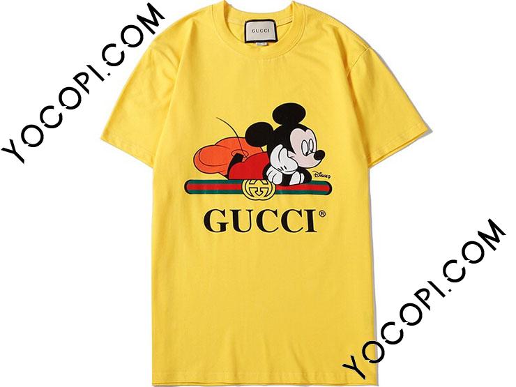 限定コラボ GUCCI×Disney☆2020SS☆ミッキーマウスTシャツ☆4色 グッチ Tシャツ 2020年新作【レディース・メンズ用】_ブランド  トップス_ブランドコピー優良店