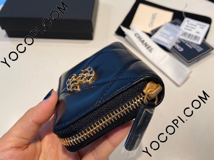 シャネル CHANEL 財布 レディース ブランド コインケース シャネル19 ...