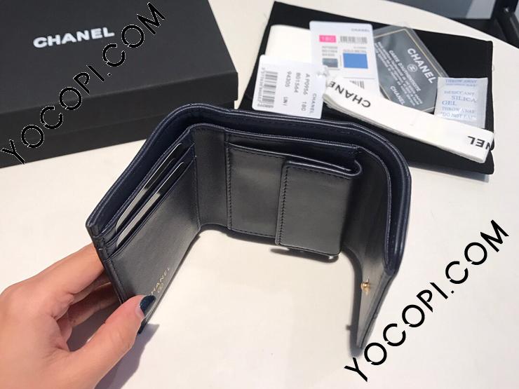 AP1064-1】 CHANEL 19 シャネル 財布 スーパーコピー スモール