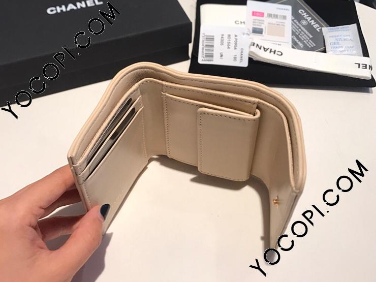 AP1064-5】 CHANEL 19 シャネル 財布 スーパーコピー スモール