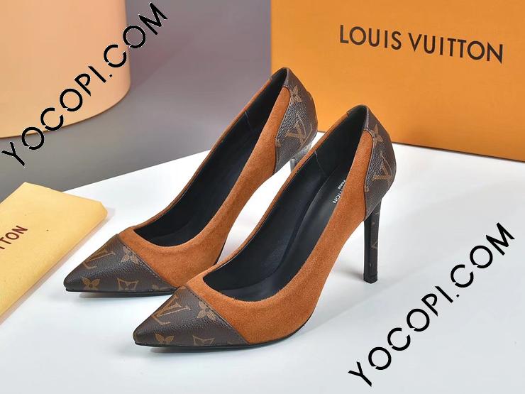 ルイヴィトン ハイヒール モノグラム 女性靴 ヒールの高さ10cm 3色選択 