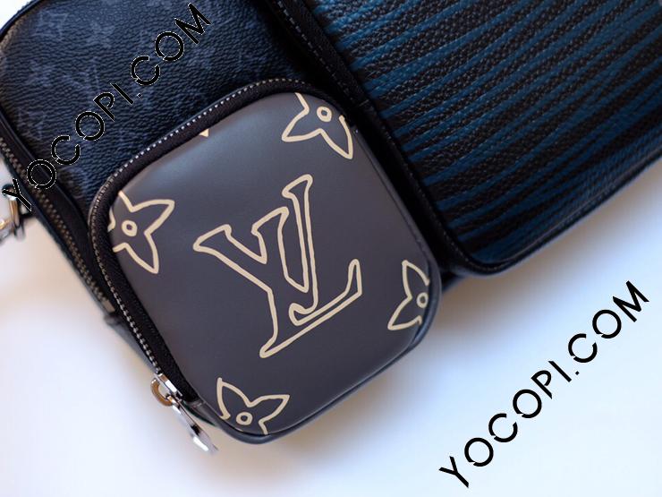 M45457】 LOUIS VUITTON ルイヴィトン モノグラム・エクリプス バッグ コピー 20新作 MULTIPOCKET メッセンジャー・ マルチポケット メンズ ショルダーバッグ_ルイヴィトン メンズ バッグ_ルイヴィトンバッグ_ルイヴィトンコピー_ブランドコピー優良店