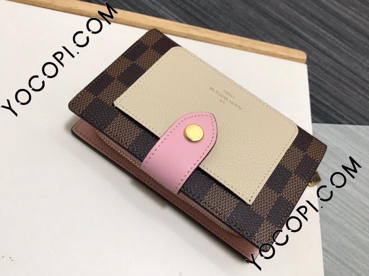 N60380】 LOUIS VUITTON ルイヴィトン ダミエ・エベヌ 財布 スーパー