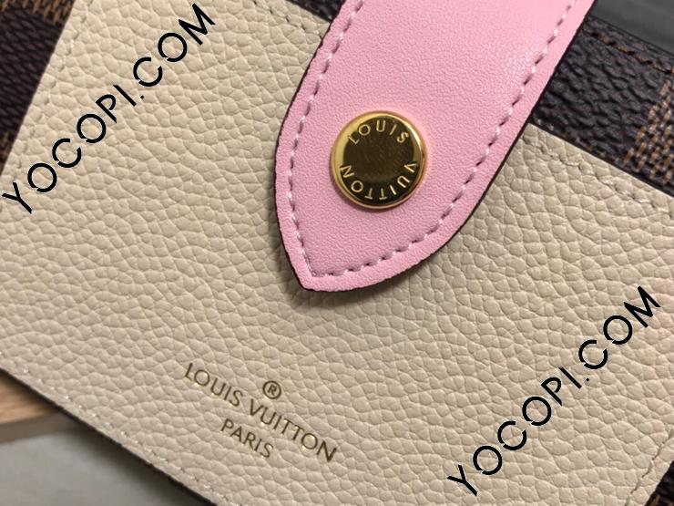 N60380】 LOUIS VUITTON ルイヴィトン ダミエ・エベヌ 財布 スーパーコピー JULIETTE 20新作 ポルトフォイユ・ジュリエット  レディース 二つ折り財布 2色可選択 クレーム_ルイヴィトン 二つ折り財布_ルイヴィトン 財布_ルイヴィトンコピー_ブランドコピー優良店