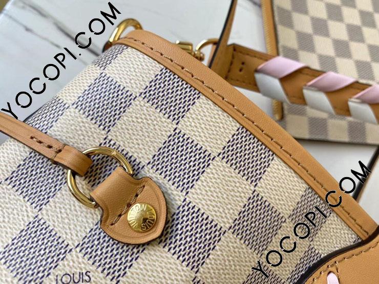 N50047】 LOUIS VUITTON ルイヴィトン ダミエ・アズール バッグ コピー 21新作 NEVERFULL ネヴァーフル MM トート バッグ レディース ショルダーバッグ_ルイヴィトン トートバッグ_ルイヴィトンバッグ_ルイヴィトンコピー_ブランドコピー優良店