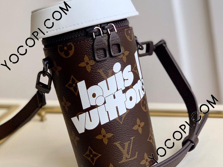 M80812】 LOUIS VUITTON ルイヴィトン モノグラム バッグ コピー 21新作 コーヒーカップ メンズ ショルダーバッグ_ルイヴィトン  メンズ バッグ_ルイヴィトンバッグ_ルイヴィトンコピー_ブランドコピー優良店