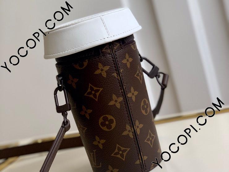 M80812】 LOUIS VUITTON ルイヴィトン モノグラム バッグ コピー 21新作 コーヒーカップ メンズ ショルダーバッグ_ルイヴィトン  メンズ バッグ_ルイヴィトンバッグ_ルイヴィトンコピー_ブランドコピー優良店