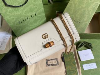 658243-2】 GUCCI グッチ バッグ コピー 21新作 バンブー付き チェーン 