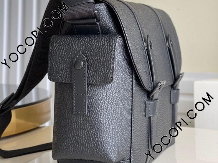 ルイ・ヴィトン LOUIS VUITTON クリストファー・メッセンジャー M58476 ブラック トリヨンレザー メンズ メッセンジャーバッグ