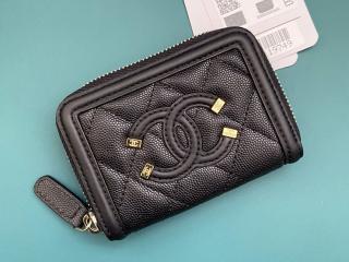 A81459-1】 CHANEL シャネル バッグ コピー バイカラーコインケース CC