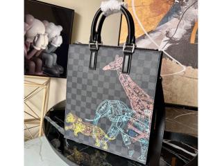 M55891】 LOUIS VUITTON ルイヴィトン モノグラム・パターン バッグ スーパーコピー Sac Plat サックプラ・メッセンジャー  メンズ ショルダーバッグ 2色可選択 ターコイズ_ルイヴィトン メンズ バッグ_ルイヴィトンバッグ_ルイヴィトンコピー_ブランドコピー優良店