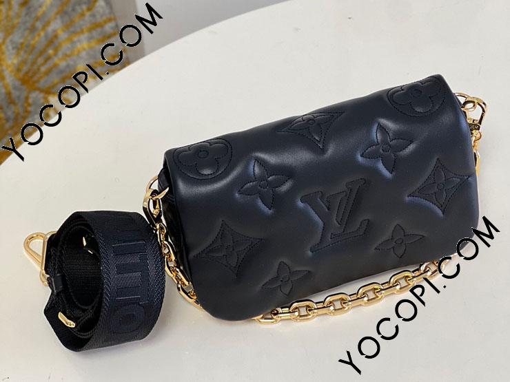 M81398】 LOUIS VUITTON ルイヴィトン モノグラム・パターン バッグ スーパーコピー 22新作 WALLET ON STRAP  ウォレット オン ストラップ レディース ショルダーバッグ ノワール_ルイヴィトン ショルダーバッグ_ルイヴィトンバッグ_ルイヴィトン コピー_ブランドコピー優良店