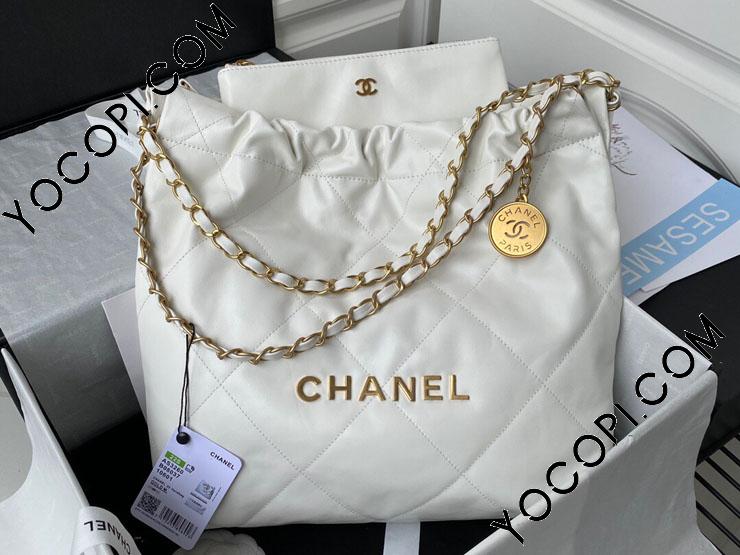 AS3260-4】 CHANEL 22 シャネル バッグ コピー 22年新作 スモール ハンドバッグ シャイニー カーフスキン ショルダーバッグ  AS3261_シャネル バッグ_シャネルコピー_ブランドコピー優良店