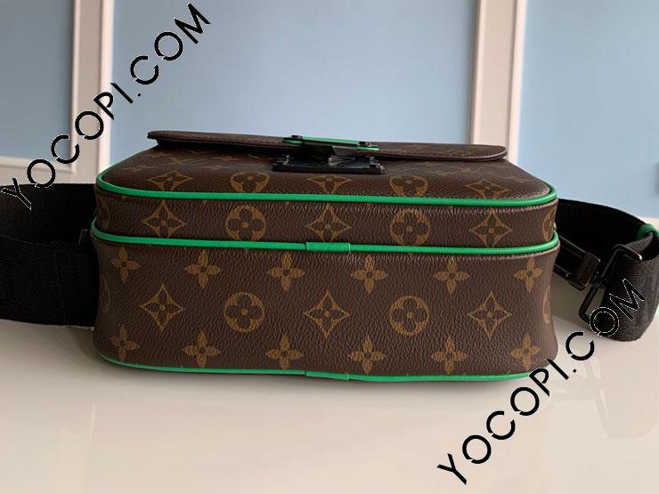 M46246】 LOUIS VUITTON ルイヴィトン モノグラム バッグ コピー 22新作 S LOCK Sロック・メッセンジャー メンズ  ショルダーバッグ_ルイヴィトン メンズ バッグ_ルイヴィトンバッグ_ルイヴィトンコピー_ブランドコピー優良店