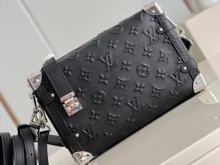 M21709】 LOUIS VUITTON ルイヴィトン バッグ モノグラム・パターン スーパーコピー 22新作 SIDE TRUNK サイドトランク  レディース ショルダーバッグ ノワール_ルイヴィトン ショルダーバッグ_ルイヴィトンバッグ_ルイヴィトンコピー_ブランドコピー優良店