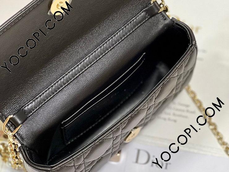 S0977ONMJ-1】 DIOR ディオール バッグ コピー Lady Dior フォンポーチ カナージュ ラムスキン レディース  ショルダーバッグ_ディオール バッグ_ディオールコピー_ブランドコピー優良店