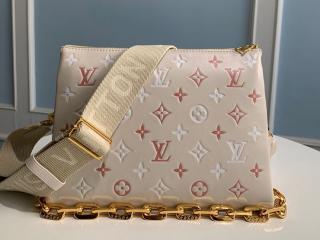 M22398】 LOUIS VUITTON ルイヴィトン モノグラム・アンプラント バッグ スーパーコピー 23新作 COUSSIN クッサン PM  レディース ショルダーバッグ_ルイヴィトン ショルダーバッグ_ルイヴィトンバッグ_ルイヴィトンコピー_ブランドコピー優良店