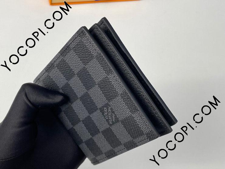 N60053】 LOUIS VUITTON ルイヴィトン ダミエ・グラフィット 財布