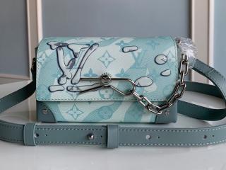 M22637】 LOUIS VUITTON ルイヴィトン モノグラム・アクアガーデン バッグ スーパーコピー 23新作 Steamer  スティーマー・ウエアラブル ウォレット ショルダーバッグ_ルイヴィトン メンズ バッグ_ルイヴィトンバッグ_ルイヴィトンコピー_ブランドコピー優良店