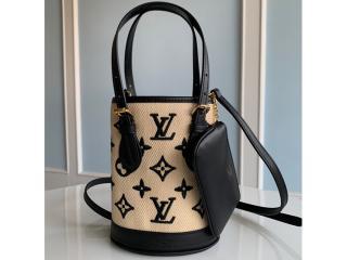 M82418】 LOUIS VUITTON ルイヴィトン モノグラム・パターン バッグ スーパーコピー 23新作 Nano ナノ・バケット レディース  ショルダーバッグ_ルイヴィトン ショルダーバッグ_ルイヴィトンバッグ_ルイヴィトンコピー_ブランドコピー優良店