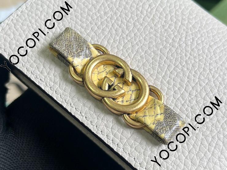 746059-2】 GUCCI グッチ 財布 コピー 23新款 インターロッキングG パイソン ボウ付き ウォレット 二つ折り財布_グッチ 二つ折り財布 _グッチ 財布_グッチコピー_ブランドコピー優良店