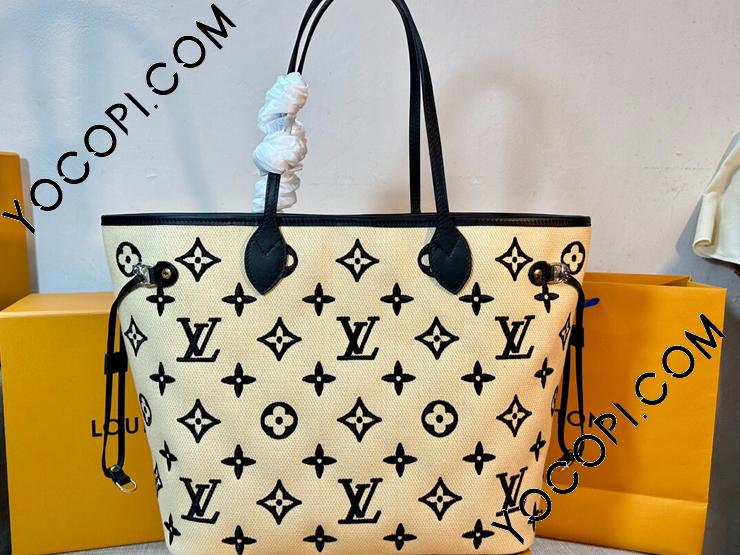 M22838】 LOUIS VUITTON ルイヴィトン モノグラム・パターン バッグ スーパーコピー 23新作 Neverfull ネヴァーフル  MM レディース トートバッグ_ルイヴィトン トートバッグ_ルイヴィトンバッグ_ルイヴィトンコピー_ブランドコピー優良店