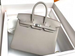 【birkin-c80】 HERMES エルメス バッグ スーパーコピー Birkin バーキン25 ハンドバッグ ゴールド/シルバー金具選択可