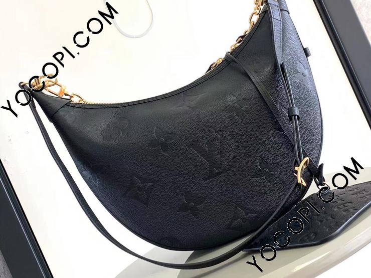 M46725】 LOUIS VUITTON ルイヴィトン モノグラム・アンプラント バッグ スーパーコピー 23新作 Loop Hobo ループ・ ホーボー レディース ショルダーバッグ ノワール_ルイヴィトン ショルダーバッグ_ルイヴィトンバッグ_ルイヴィトンコピー_ブランドコピー優良店