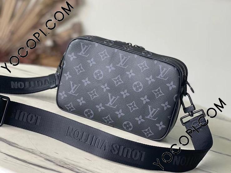 M46955】 LOUIS VUITTON ルイヴィトン モノグラム・エクリプス バッグ コピー 24新作 ALPHA アルファ・メッセンジャー メンズ  ショルダーバッグ_ルイヴィトン メンズ バッグ_ルイヴィトンバッグ_ルイヴィトンコピー_ブランドコピー優良店