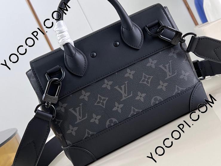 M46953】 LOUIS VUITTON ルイヴィトン モノグラム・エクリプス バッグ スーパーコピー 24新作 STEAMER スティーマー PM  メンズ ショルダーバッグ_ルイヴィトン メンズ バッグ_ルイヴィトンバッグ_ルイヴィトンコピー_ブランドコピー優良店