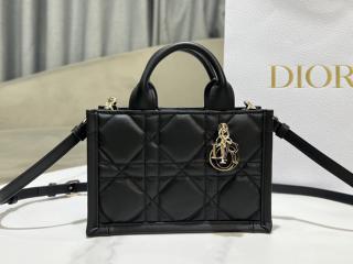 【S5573OWHP-1】 Dior ディオール バッグ コピー 24新作 Book Tote バッグ ミニ マクロカナージュ カーフスキン レディース トートバッグ