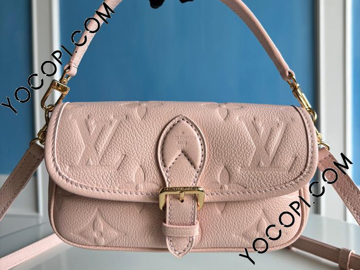 M83566】 LOUIS VUITTON ルイヴィトン モノグラム・アンプラント バッグ スーパーコピー 24新作 NANO DIANE  ナノ・ディアヌ レディース ショルダーバッグ ピンクオパール_ルイヴィトン ショルダーバッグ_ルイヴィトンバッグ_ルイヴィトン コピー_ブランドコピー優良店