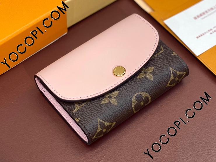 M83600】 LOUIS VUITTON ルイヴィトン モノグラム 財布 コピー 24新作 rosalie ポルトモネ・ロザリ レディース  二つ折り財布 オパール ピンク_ルイヴィトン 二つ折り財布_ルイヴィトン 財布_ルイヴィトンコピー_ブランドコピー優良店