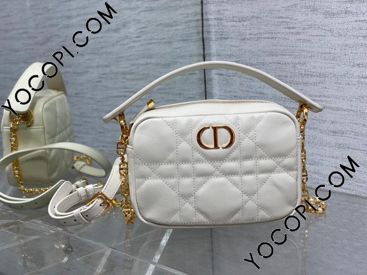 M3352UBHM_M030】 Dior Caro ディオール バッグ コピー 24新作 トップハンドル カメラバッグ スモール マクロカナージュ  カーフスキン ショルダーバッグ_ディオール バッグ_ディオールコピー_ブランドコピー優良店