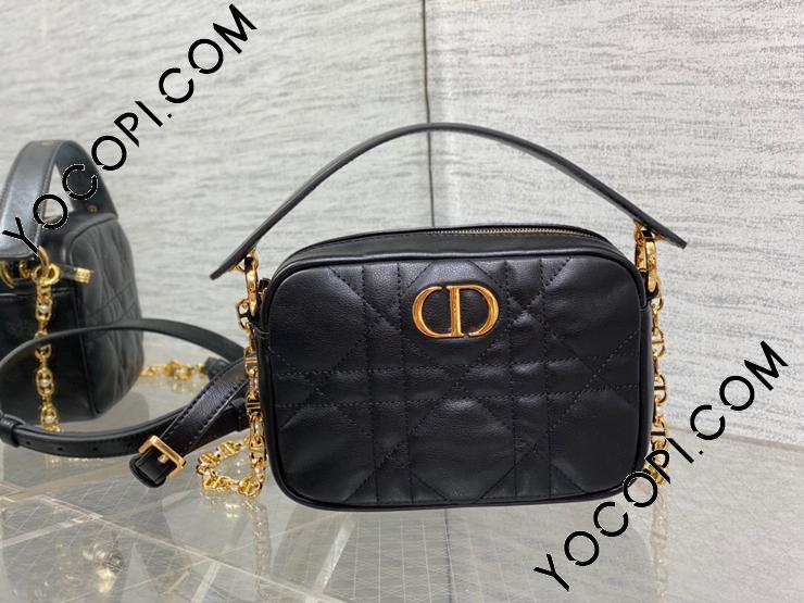 M3352UBHM_M900】 Dior Caro ディオール バッグ スーパーコピー 24新作 トップハンドル カメラバッグ スモール マクロカナージュ  カーフスキン ショルダーバッグ_ディオール バッグ_ディオールコピー_ブランドコピー優良店