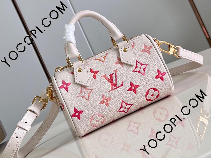 M83452】 LOUIS VUITTON ルイヴィトン モノグラム・アンプラント バッグ スーパーコピー 24新作 Nano Speedy ナノ・ スピーディ レディース ショルダーバッグ_ルイヴィトン ショルダーバッグ_ルイヴィトンバッグ_ルイヴィトンコピー_ブランドコピー優良店